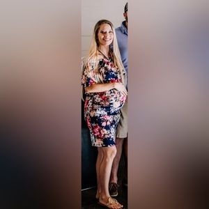 ✨HELLO MIZ MATERNITY DRESS OFF SHOULDER SIZE SMALL✨